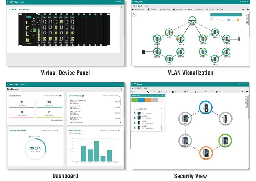 Moxa Releases Updates for MXview Network Management Software to Support Higher Interoperability and Scalability